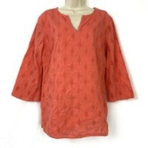 Madison Eyelet Lace Tunic | M